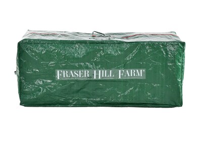 Fraser Hill Farm Holiday Heavy-Duty Storage Bag for Christmas Trees Up To 7.5 Feet, Green (FFSBTR056
