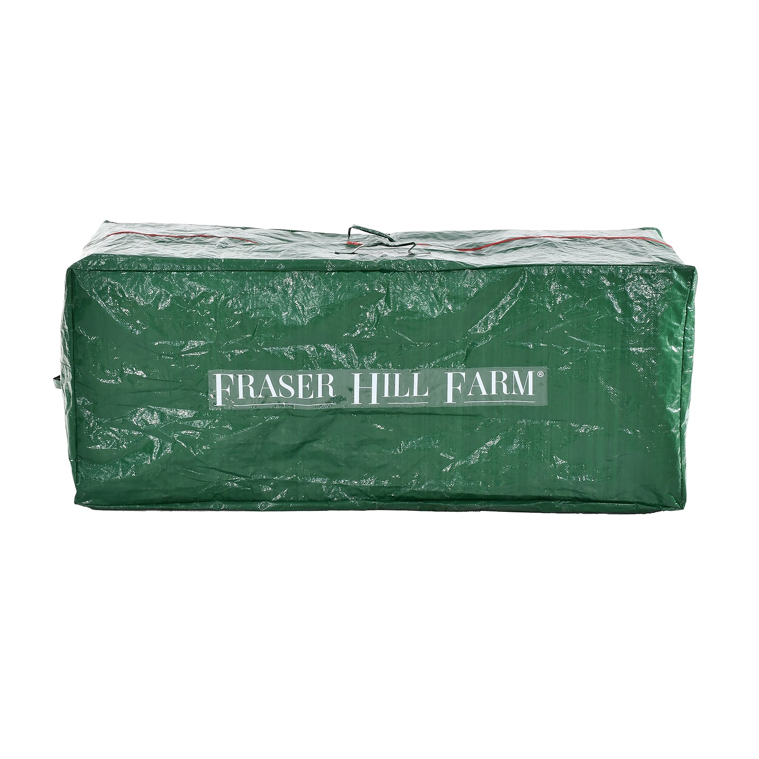 Fraser Hill Farm Holiday Heavy-Duty Storage Bag for Christmas Trees Up To 9 Feet, Green (FFSBTR060-RD1)