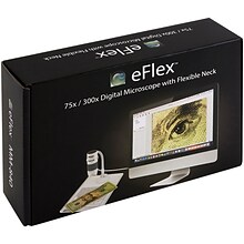 Carson Optical eFlex 75x–300x Digital Microscope, (MM-840)