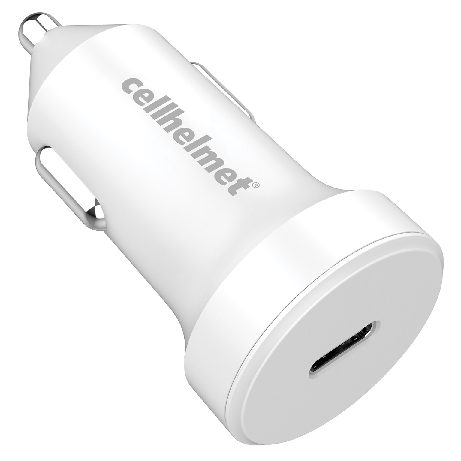 cellhelmet 20-Watt Single-USB Power Delivery Car Charger with USB-C to Lightning Round Cable, 3 Feet(CAR-PD-20W+R-LIGHT)
