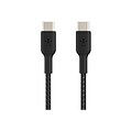Belkin BOOST CHARGE 6.56 USB Type-C to Type-C Power Cable, Male to Male, Black (CAB004BT2MBK)