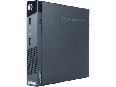 Lenovo ThinkCentre M93p Tiny Refurbished Desktop Computer, Intel Core i7-4765T, 8GB Memory, 256GB SS