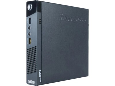 Lenovo ThinkCentre M93p Tiny Refurbished Desktop Computer, Intel Core i7-4765T, 16GB Memory, 256GB S