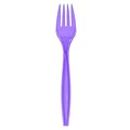 JAM PAPER Premium Utensils Party Pack, Plastic Forks, Bright Purple, 48 Disposable Forks/Pack