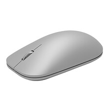 Microsoft Surface Tablet Ambidextrous Wireless Mouse, Silver (WS3-00001)