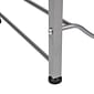 Mind Reader 5-Shelf Mobile Water Jug Stand Holder, Metal, Silver (5TJUG-SIL)