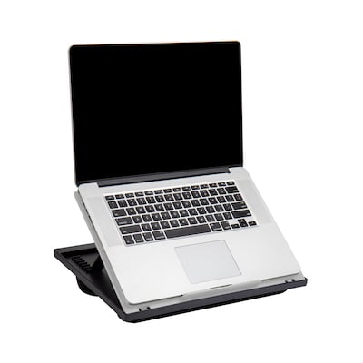 Mind Reader 14.76 x 11.3 Plastic Lap Desk, White/Black (LTADJUST-WHT)