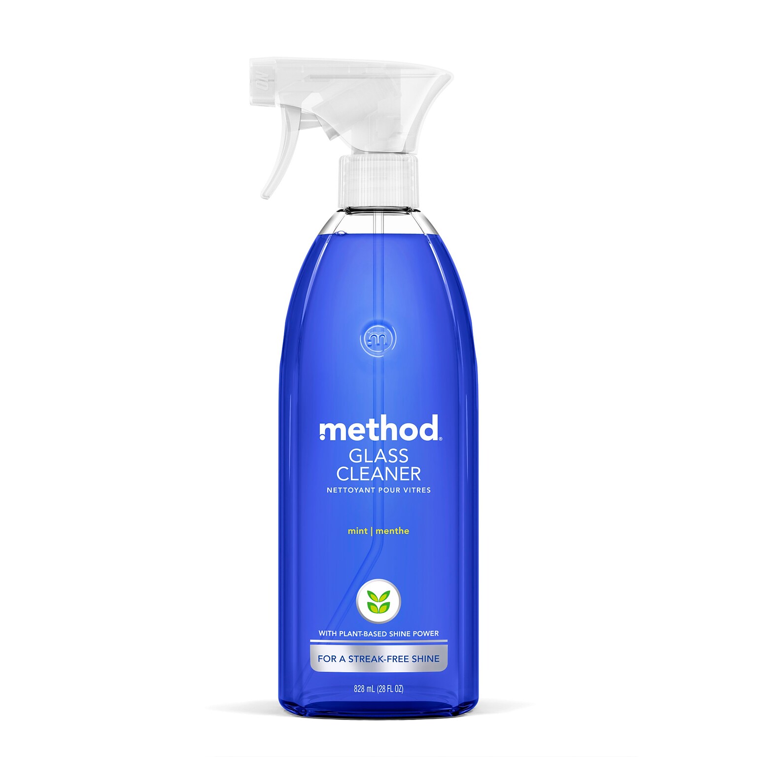 Method Plant-Based Glass Cleaner, Mint, 28 Ounce (00003)