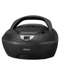 Jensen CD-475 Portable CD Player with AM/FM Stereo Radio, Black