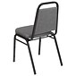 Flash Furniture HERCULES Series Fabric Stacking Banquet Chair, Gray/Silver Vein Frame (FDBHF1SVBCG)