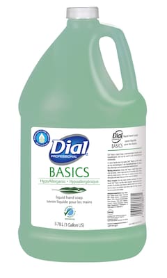 Dial Basics Liquid Hand Soap Refill, Floral, 128 Oz. (06047)