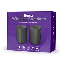 Roku 9020R2 Wireless Bluetooth & Wi-Fi Speakers, Black