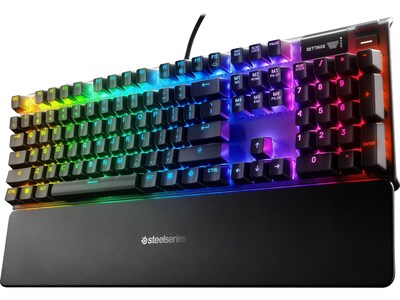 SteelSeries Apex Gaming Mechanical Keyboard, Black (64774)