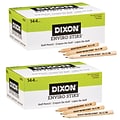 Dixon EnviroStiks Golf Pencils, 144 Per Pack, 2 Packs (DIX15099-2)