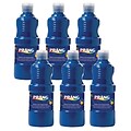 Prang® Ready-to-Use Tempera Paint, Blue, 16 oz. Bottle, Pack of 6 (DIX21605-6)