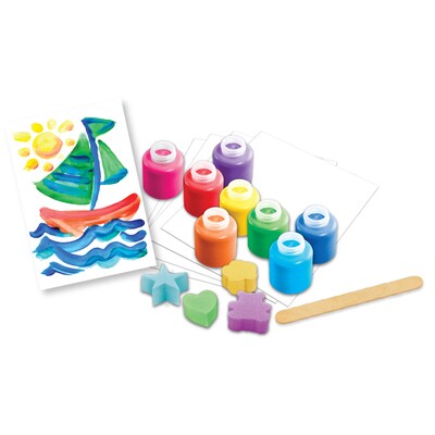 Cra-Z-Art® Finger Paints Set, 8 Assorted Colors (CZA124064)