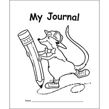 Edupress My Journal, 8.5 x 7, 32 Pages, White, 12/Pack (EP-143-12)