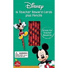 Eureka® Mickey® Pencil Rewards with Toppers, 16 Per Pack, 3 Packs (EU-610135-3)