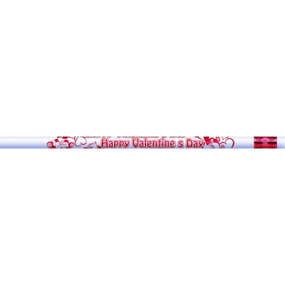 Moon Products Happy Valentine’s Day Assortment Pencils, #2 HB Lead, 12 Per Pack, 12 Packs (JRM7923B-