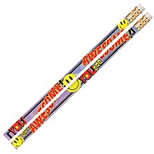 Musgrave Pencil Company You Are Awesome Motivational Pencils, #2 Lead, 12 Per Pack, 12 Packs (MUS247
