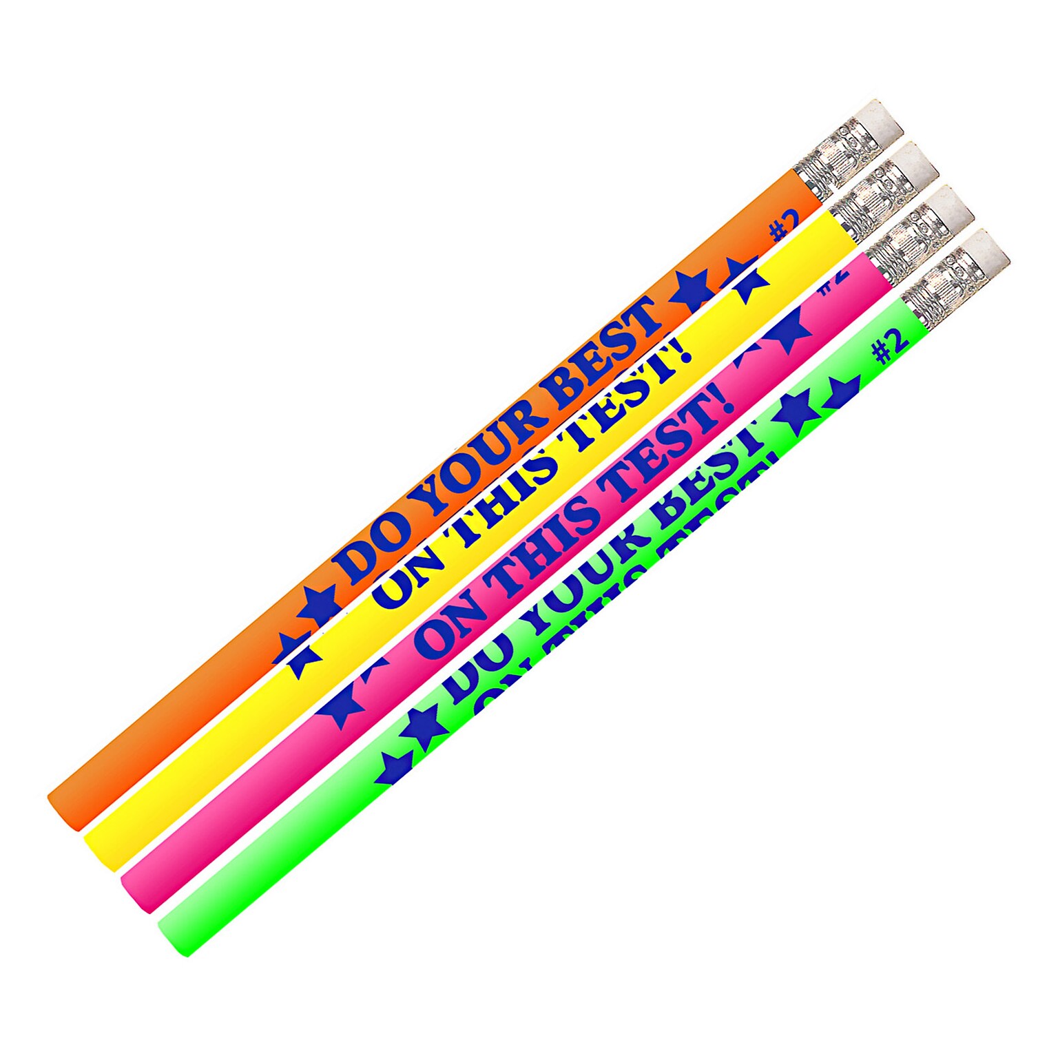 Musgrave Pencil Company Do Your Best On The Test Motivational Pencils, 12/Pack, 12 Packs (MUS2495D-12)