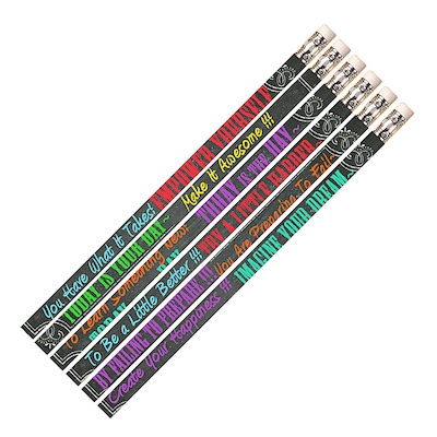 Musgrave Pencil Company Chalk It Up Pencils, #2 Lead, 12 Per Pack, 12 Packs (MUS2551D-12)