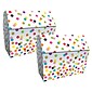 Teacher Created Resources® Confetti Chest, 9.5" x 8", Multicolored, Pack of 2 (TCR8589-2)