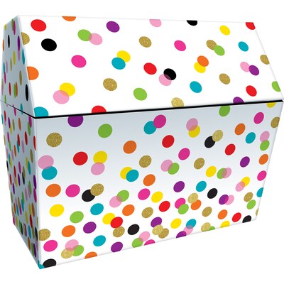 Teacher Created Resources® Confetti Chest, 9.5 x 8, Multicolored, Pack of 2 (TCR8589-2)