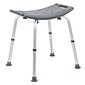 Flash Furniture Adjustable Bath & Shower Chair, Gray (DCHY3410LGRY)