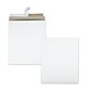 Extra-Rigid Photo/Document Mailer, Cheese Blade Flap, Self-Adhesive Closure, 11 x 13.5, White, 25/Box