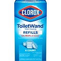 Clorox® ToiletWand® Disinfecting Refills, Disposable Wand Heads - 6 Count (14882) (Package May Vary)