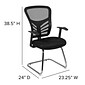 Flash Furniture Mesh Side Chair, Black (HL0001BBK)