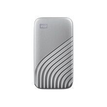 WD My Passport 1TB USB 3.2 External Solid-State Drive, Silver (WDBAGF0010BSL-WESN)