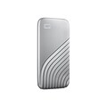 WD My Passport 1TB USB 3.2 External Solid-State Drive, Silver (WDBAGF0010BSL-WESN)