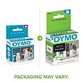 DYMO LabelWriter 30222 Multi-Purpose Labels, 1 x 1/2, Black on White, 1,000 Labels/Roll (30333)