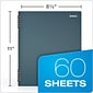 Oxford 1-Subject Notebooks, 8.5" x 11", College Ruled, 60 Sheets, Blue (161647)