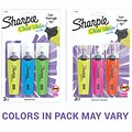 Sharpie Clear View Highlighter, Chisel Tip, Assorted, 3/Pack (1912767/2128222)