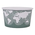 Eco-Products® World Art™ Soup Cup, Gray/White, 12 oz., 500/Carton (EP-BSC12-WA) (ECOEPBSC12WA)