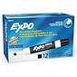 Expo Dry Erase Markers, Chisel Tip, Black, 12/Pack (80001)