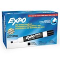 Expo Dry Erase Markers, Chisel Tip, Black, 12/Pack (80001)