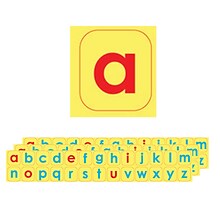 Ashley Productions® Die-Cut 1 Magnetic Foam Lowercase Letters, Assorted Colors, 104 Pieces Per Pack