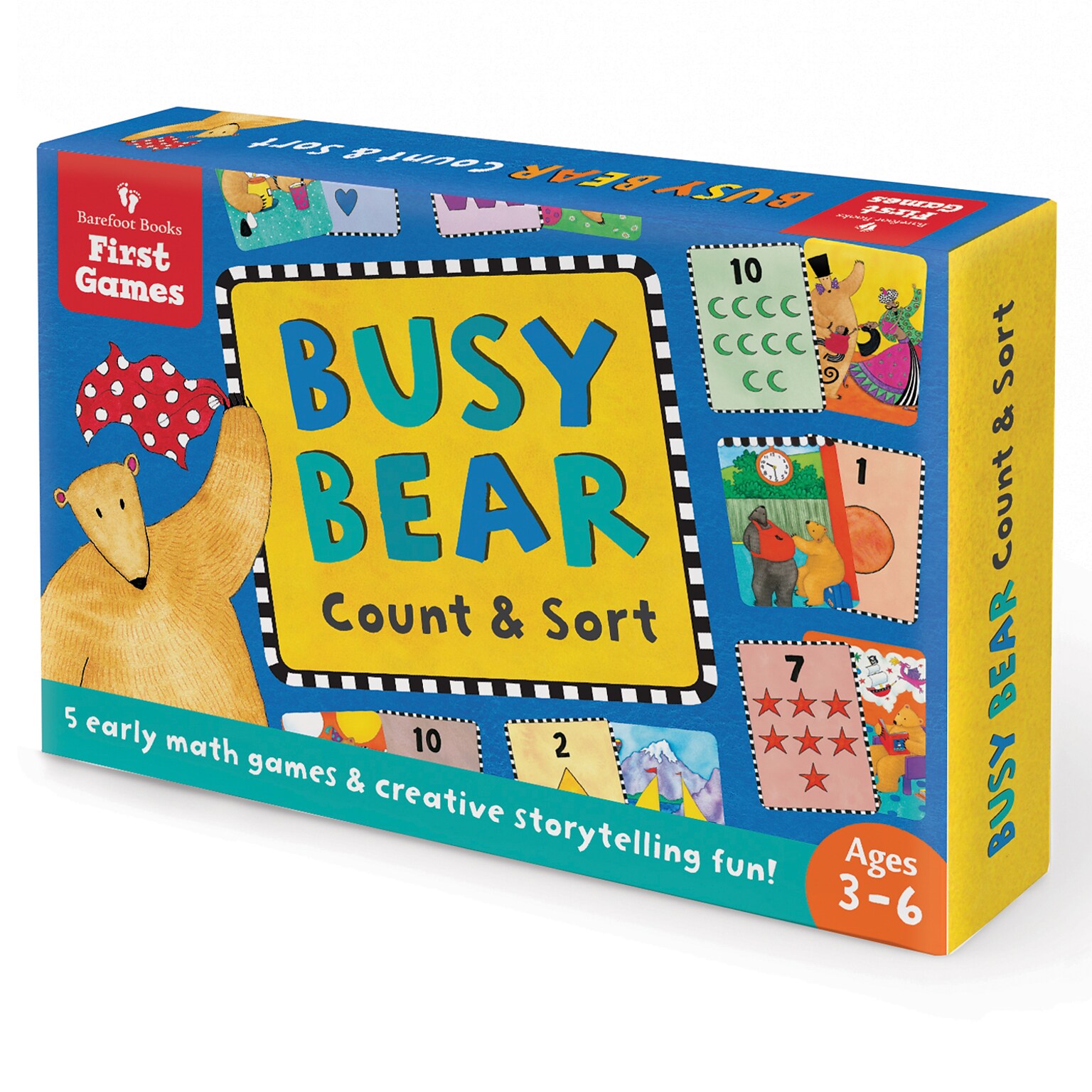 Barefoot Books Busy Bear Count & Sort Game (BBK9781782854302)