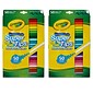Crayola Washable Markers, Super Tips, 50 Assorted Colors, 2 Boxes (BIN585050-2)