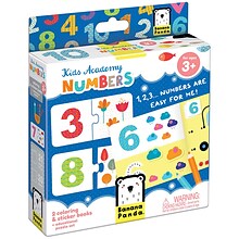 Banana Panda Kid Academy Numbers, Coloring Book & Puzzles