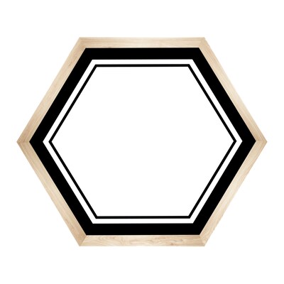 Schoolgirl Style™ Simply Boho Hexagons Name Tags, 3" x 2.5", 40 Per Pack, 6 Packs (CD-150079-6)