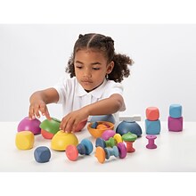 TickiT® Rainbow Wooden Super Set, Assorted Rainbow Colors, 84 Pieces (CTU73979)