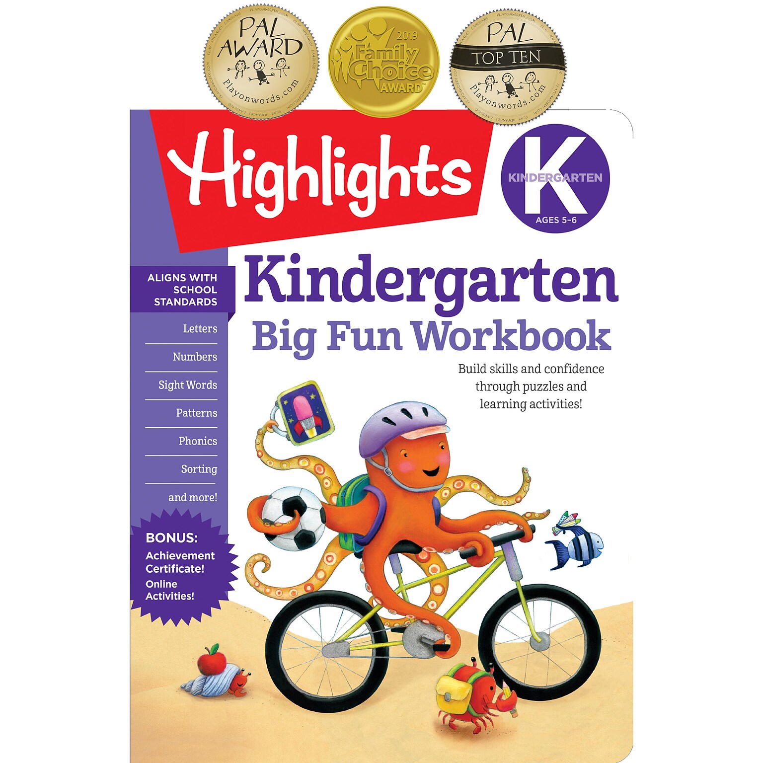 Highlights Big Fun Workbooks, Kindergarten