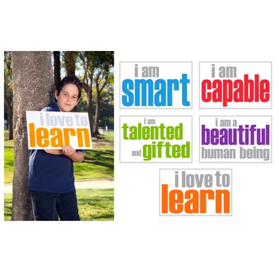 INSPIRED MINDS 11" x 17"Self-Esteem Posters, Pack of 5 (ISM52351)