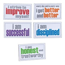 Inspired Minds Inner Strength Magnets, Assorted Colors, Pack of 5 (ISM52352M)