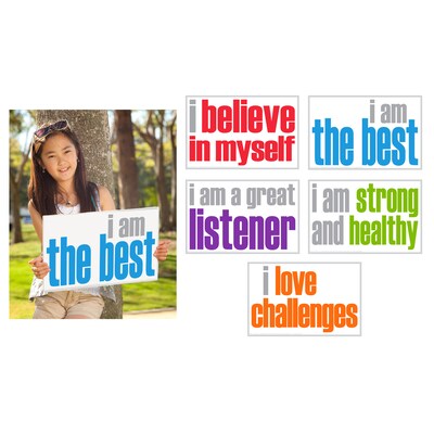 INSPIRED MINDS 11" x 17" Positivity Posters, Pack of 5 (ISM52355)